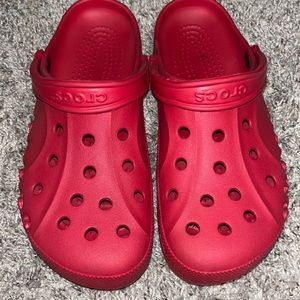 Crocs Baya Pepper Red Clog Unisex Men 10 Women 12.  Worn 1 time